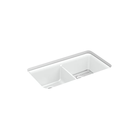 Kohler Kitchen Sink, Undermount Mount, 0 Hole K-8199-CM6